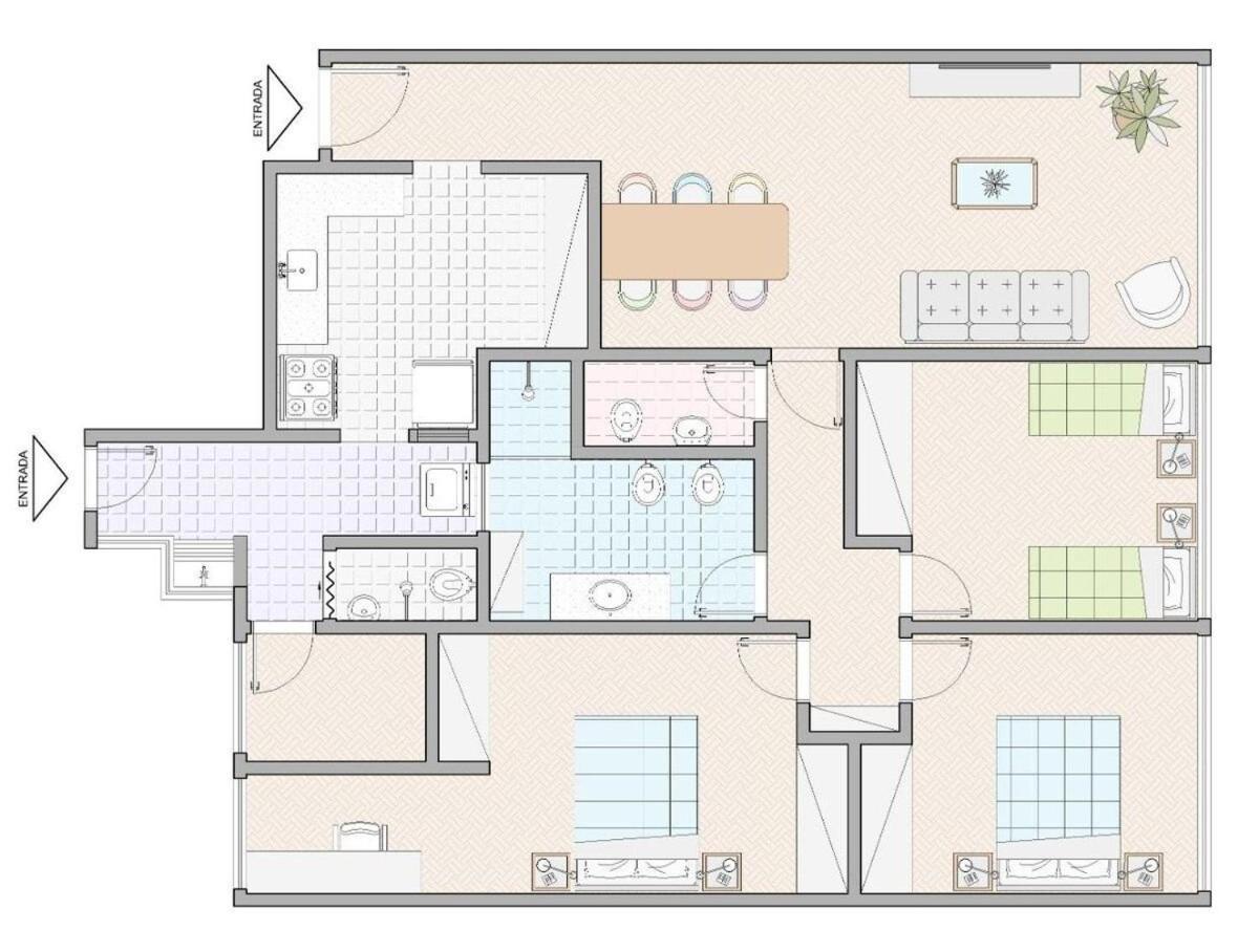 Apto Completo No Coracao De Copacabana Apartamento